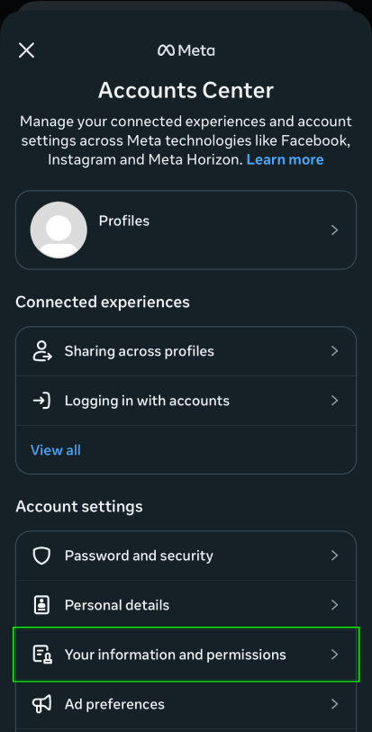 Instagram instruction 3