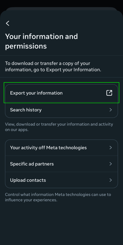 Instagram instruction 4